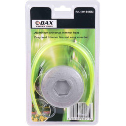 BAX TRIMMER HEAD UNIVERSAL FIX LINE 4 EXITS ALUMINIUM (B69382)