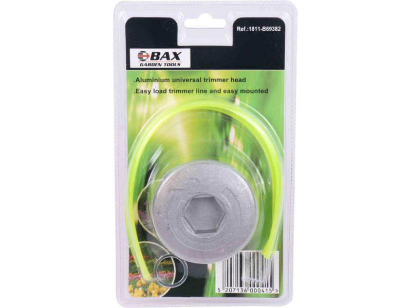 BAX TRIMMER HEAD UNIVERSAL FIX LINE 4 EXITS ALUMINIUM (B69382)