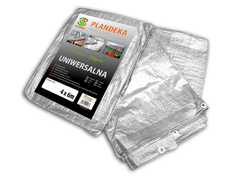 BRADAS WATERPROOF TARPAULIN 120gr/m2  4X6m (PL1204/6)