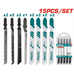TOTAL Jig saw blade set 15pcs (TAC1501)