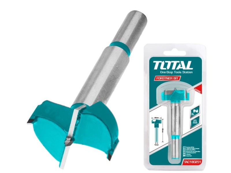 TOTAL FORSTNER DRILL BIT 25mm (TAC180251)