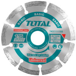 TOTAL DIAMOND DISC UNIVERSAL 115 X 22.2mm (TAC2111153)