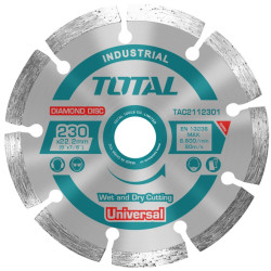 TOTAL DIAMOND DISC UNIVERSAL 230 X 22.2mm (TAC2112301)