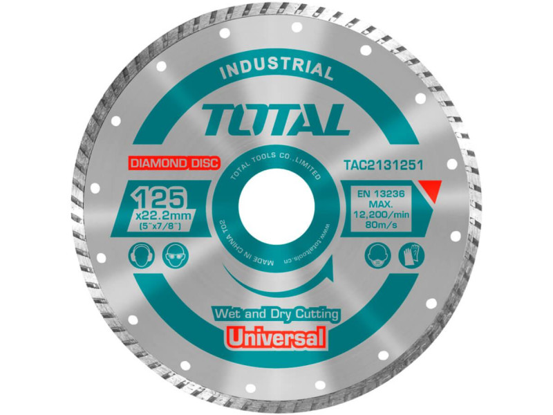 TOTAL DIAMOND DISC UNIVERSAL TURBO 125 X 22.2mm (TAC2131251)