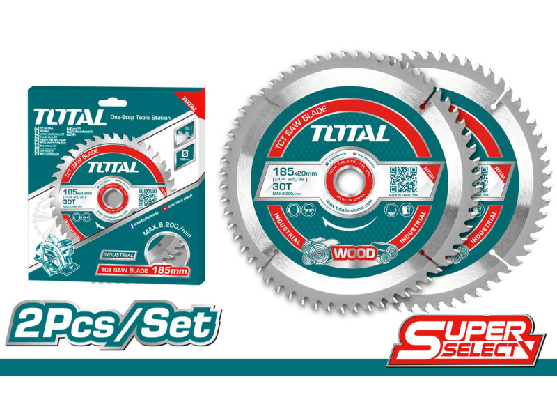 TOTAL TCT SAW BLADE Φ-185mm (TAC231410)