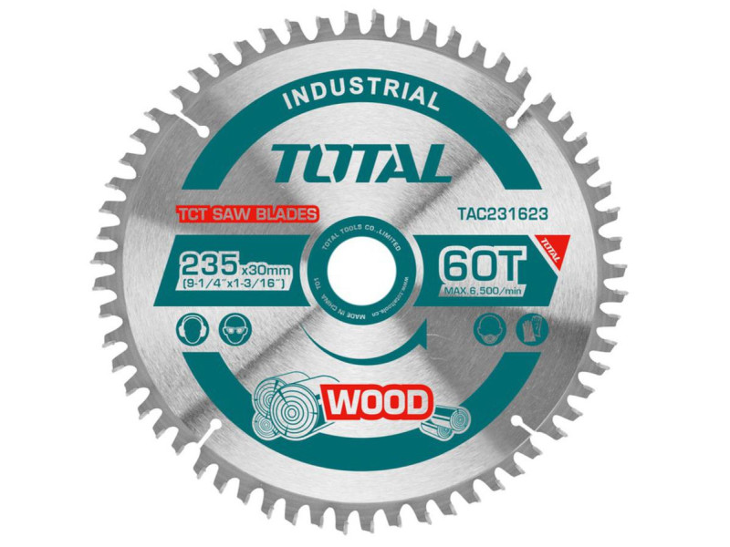 TOTAL TCT SAW BLADE 235mm (TAC231623)