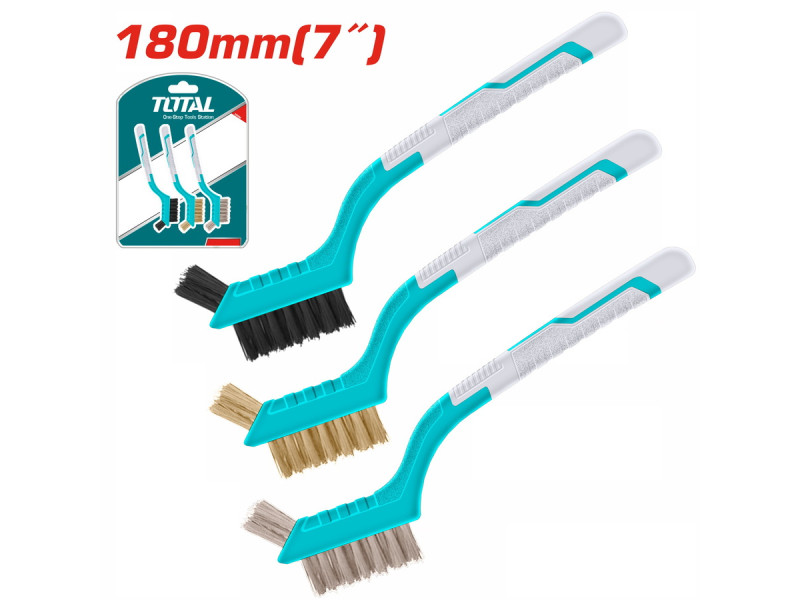 TOTAL 3 PCS Abrasive Brush Set (TAC38033)