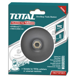 TOTAL POLISHING PAD VELCRO WITH FLANGE (TAC7121801)