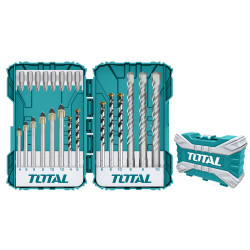 TOTAL 22PCS DRILL BITS & SCREWDRIVER BITS SET (TACSDL12201)