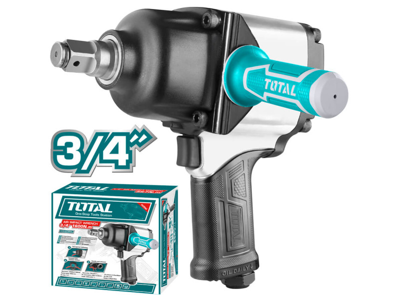 TOTAL AIR IMPACT WRENCH 3/4" - 1.600Nm (TAT40342)