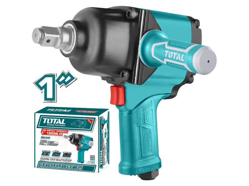 TOTAL Air impact wrench 1" - 1.800Nm (TAT41112)