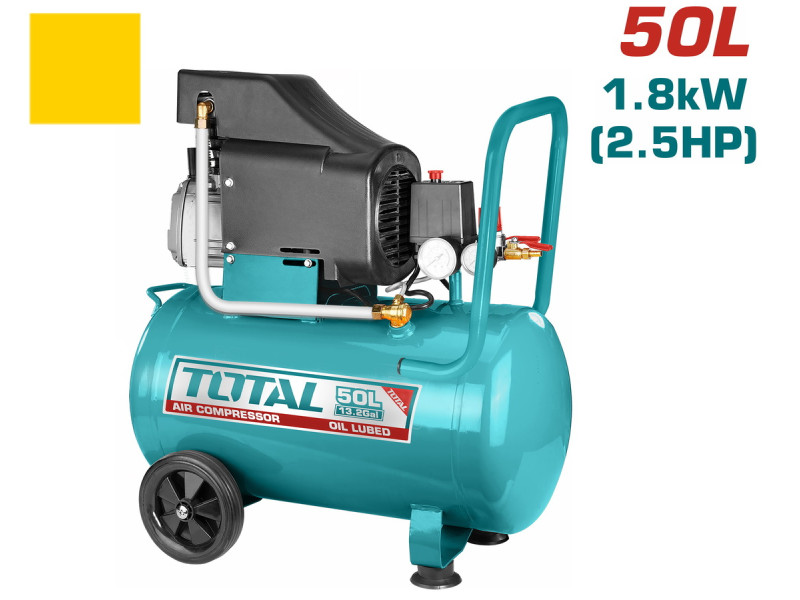 TOTAL Air compressor 1.8kW / 2.5HP / 50Lit (TC1255011)