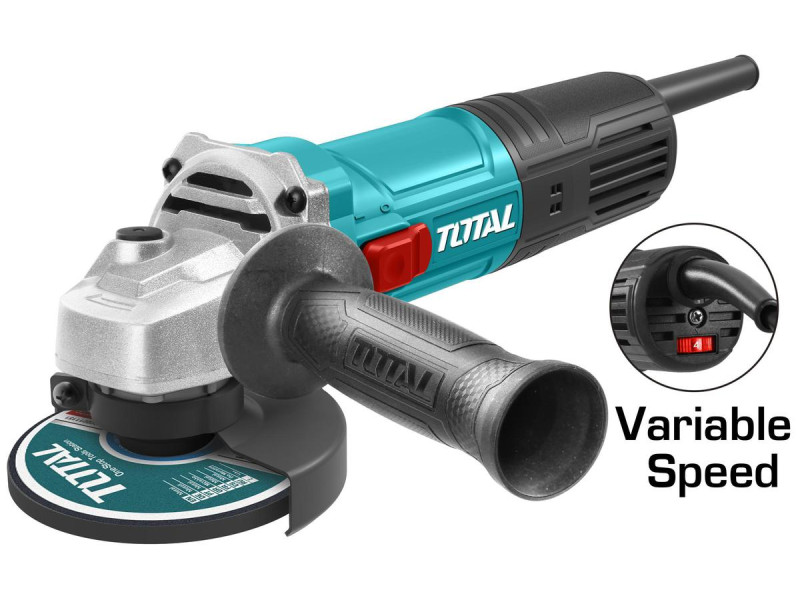 TOTAL ANGLE GRINDER 900W - 125mm WITH ADJUSTABLE SPEED (TG109125565)