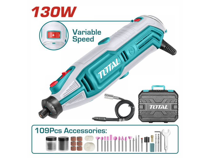 TOTAL Mini grinder 130W (TG513326E)