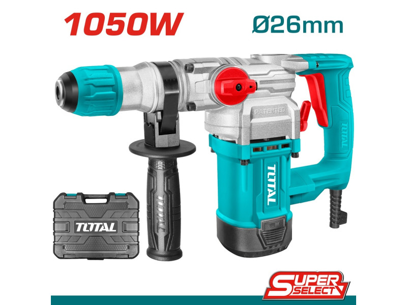 TOTAL Rotary hammer sds-plus 1.050W (TH110266)