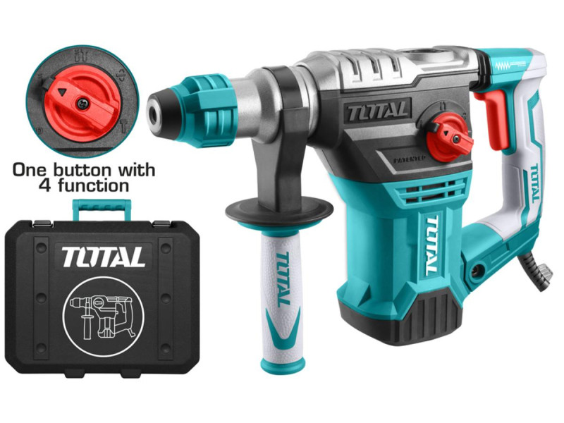 TOTAL ROTARY HAMMER SDS-PLUS 1.500W 4 FUCTIONS (TH1153236)