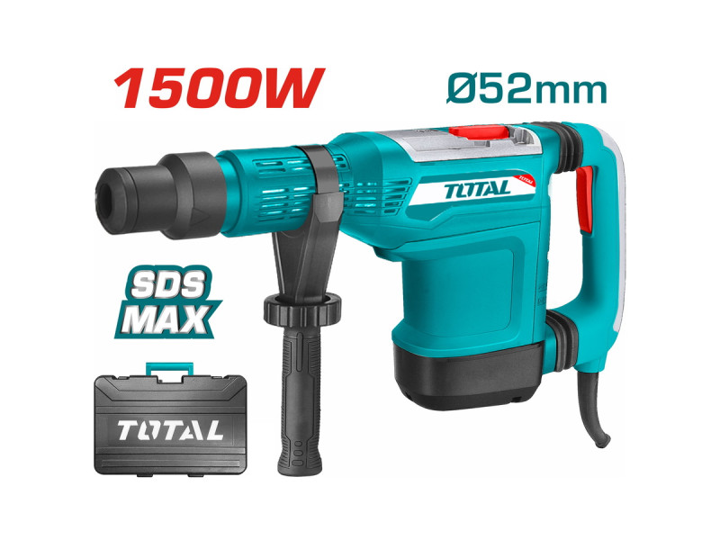 TOTAL Rotary hammer sds-max 1.500W (TH115526)