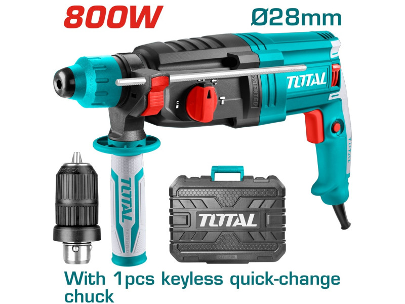 TOTAL ROTARY HAMMER SDS-PLUS 950W WITH CHUCK (TH309288-2)