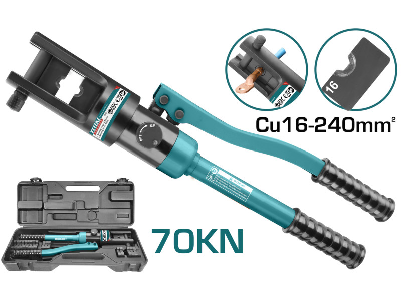 TOTAL HYDRAULIC CRIMPING TOOL Cu 16-240mm2 (THCT0240)