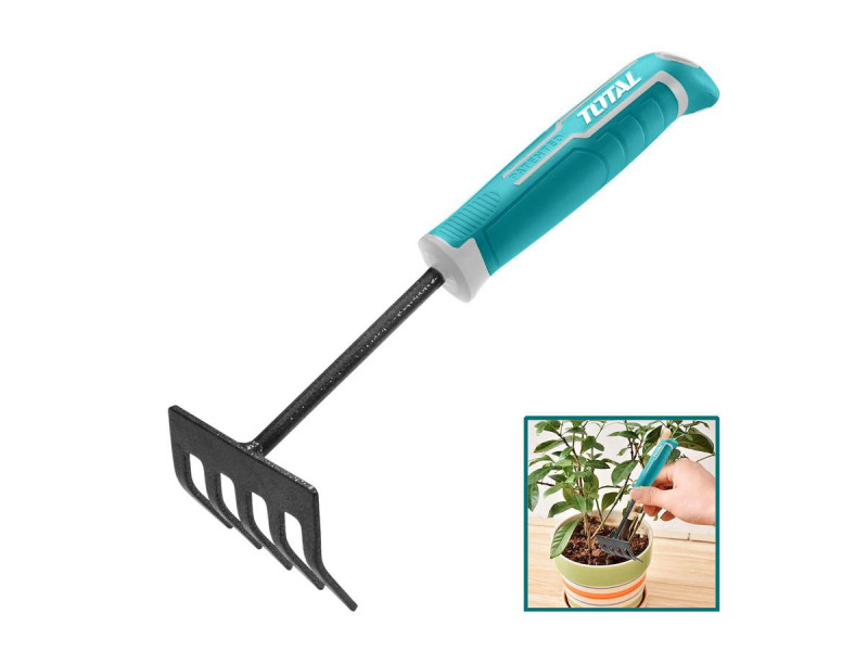 TOTAL MINI GARDEN RAKE 270mm (THFTR1008)