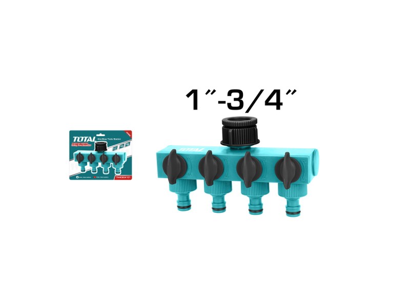 TOTAL Plastic Hose Connector 1" - 3/4" (THHC604101)