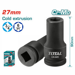 TOTAL 3/4"DR. Impact socket 27mm (THHISD3427L)