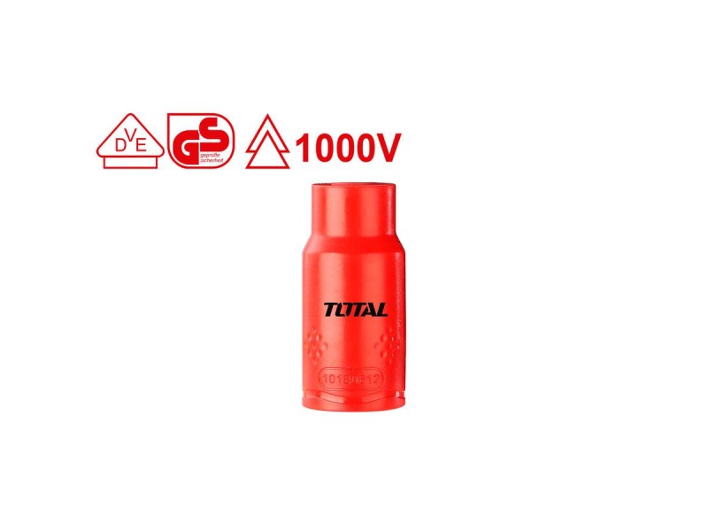 TOTAL 1/2" 10mm Insulated hexagon socket (THIHAST12101)