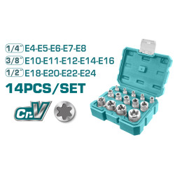 TOTAL STAR SOCKET SE 14PCS (THKTETS0114)