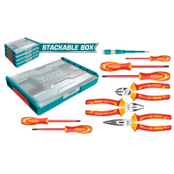 TOTAL 9PCS INSULATED HAND TOOLS SET 1000V (THKTV02H091)