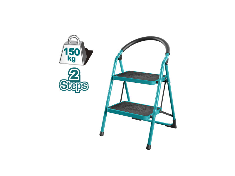 TOTAL STEEL LADDER 2 STEPS (THLAD09021)