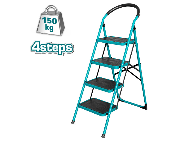 TOTAL METAL LADDER 4 STEPS (THLAD09041)