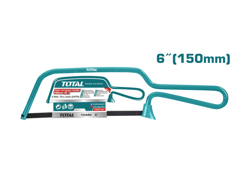 TOTAL MINI HACKSAW FRAME 150mm (THMHF1501)