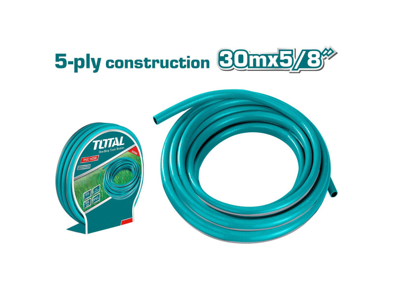 TOTAL PVC HOSE 5/8" - 30m (THPH305855)