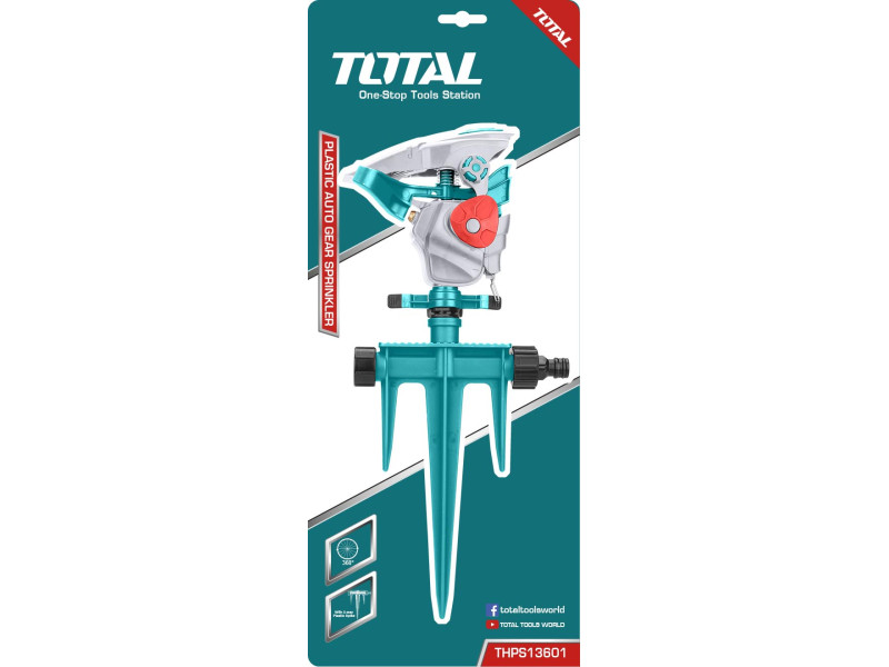 TOTAL PLASTIC AUTO GEAR SPRINKLER (THPS13601)