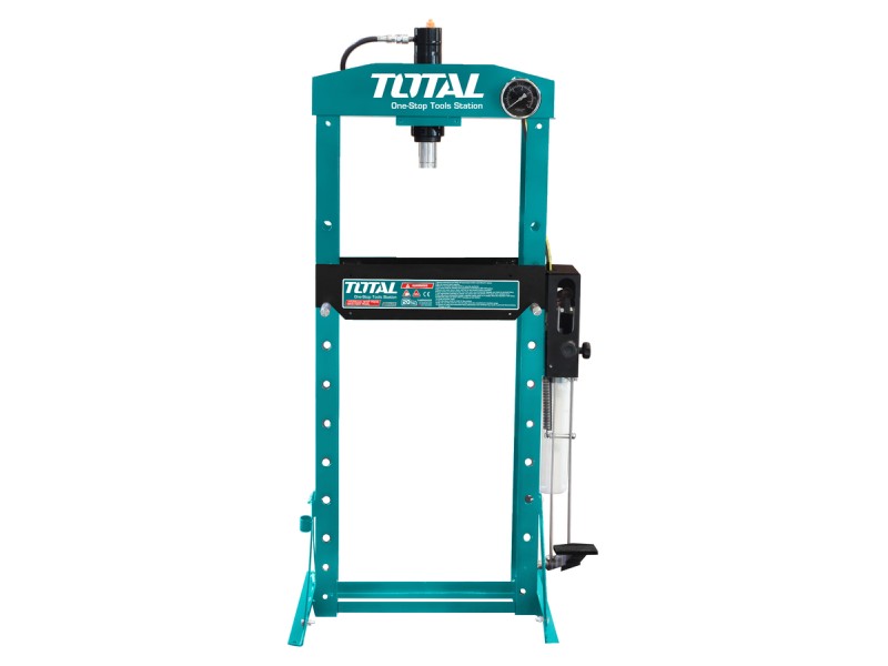 TOTAL HYDRAULIC SHOP PRESS WITH FOOT PEDAL 20T (THSPR2002)
