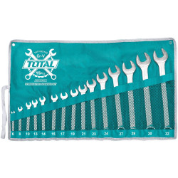 TOTAL 15Pcs combination spanner set (THT1022152B)