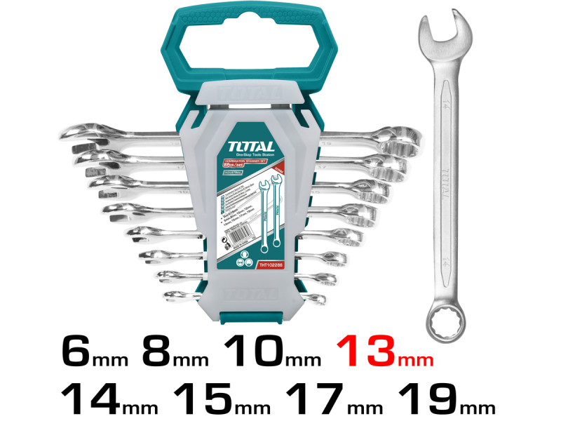 TOTAL COMBINATION SPANNER SET 8PCS (THT102286-I)