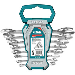 TOTAL DOUBLE OPEN END SPANNER SET 8PCS (THT102386)