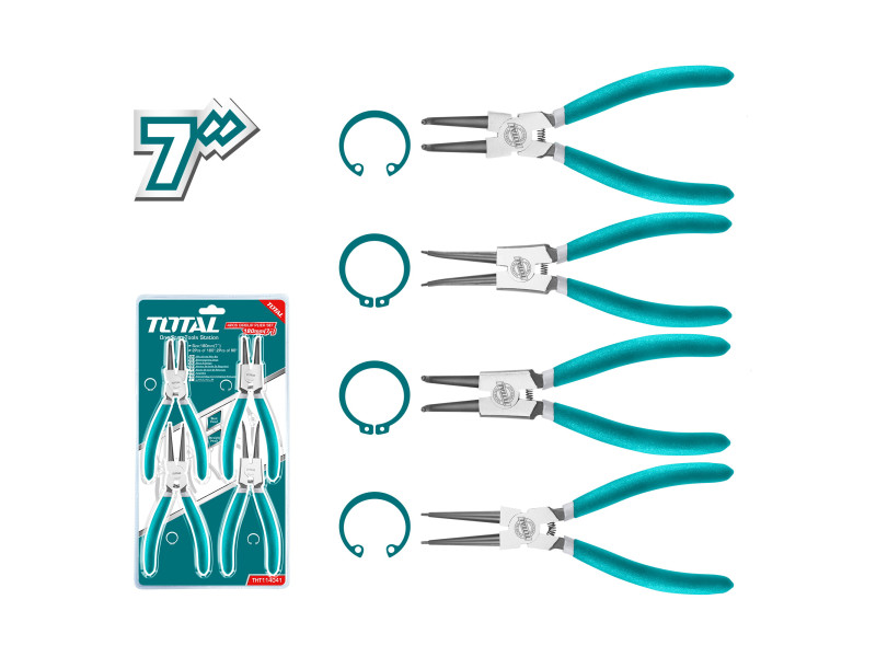 TOTAL 4PCS CIRCLIP PLIER SET (THT114041)