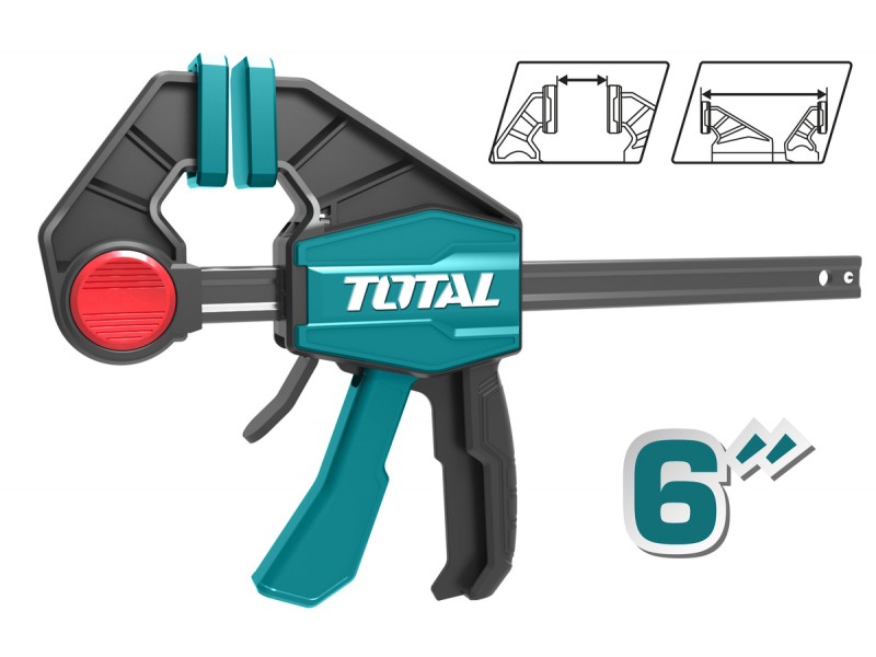 TOTAL QUICK BAR CLAMPS 6" (THT1340601)