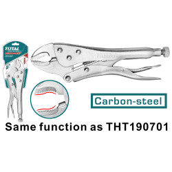 TOTAL CURVED JAW LOCK PLIER 7" (THT190703)