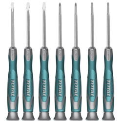 TOTAL 7 PCS PRECISION SCREWDRIVER SET (THT250726)