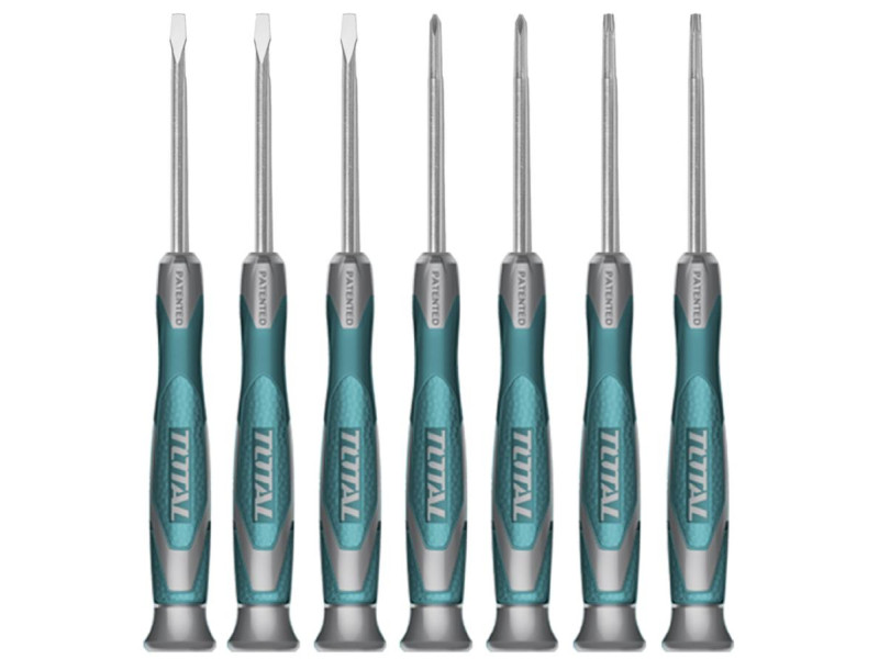 TOTAL 7 PCS PRECISION SCREWDRIVER SET (THT250726)