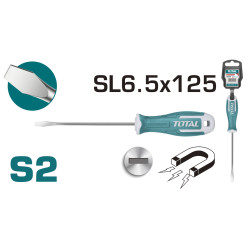 TOTAL SLOTTED SCREWDRIVER SL 6.5 X 125mm (THT266125)
