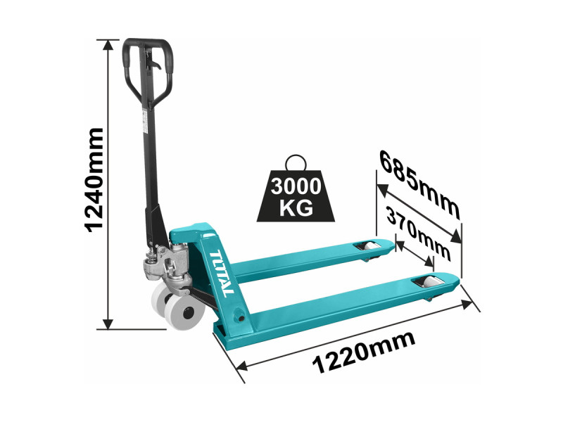 TOTAL Hand pallet truck 3.000Kg (THT302301)