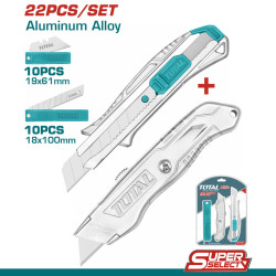 TOTAL 22 Pcs utility knife set (THT515226)