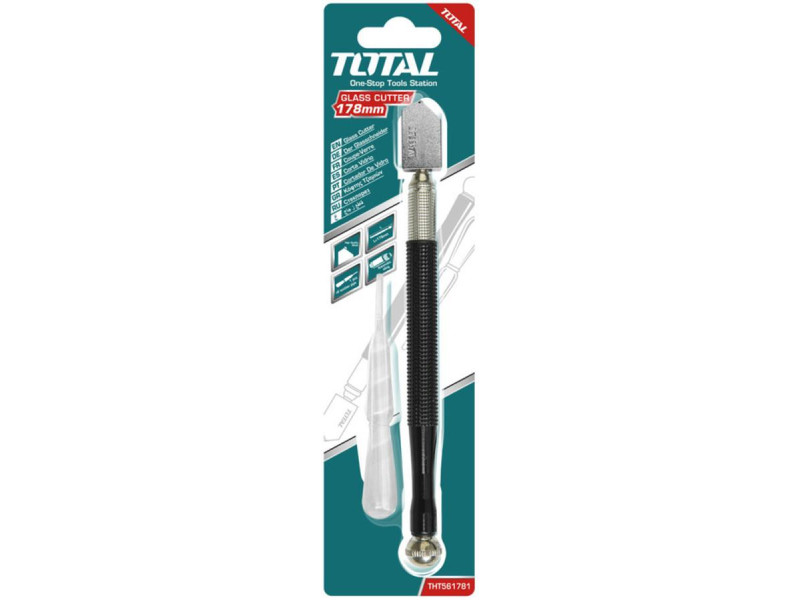 TOTAL HEAVY DUTY GLASS CUTTER 178mm (THT561781)