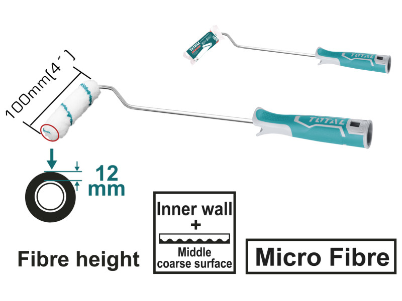 TOTAL MINI CYLINDER BRUSH FOR INNER WALLS (THT8541D)