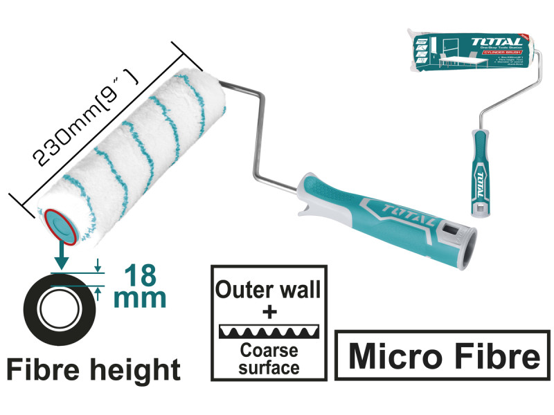 TOTAL CYLINDER BRUSH FOR OUTER WALLS (THT8593D)