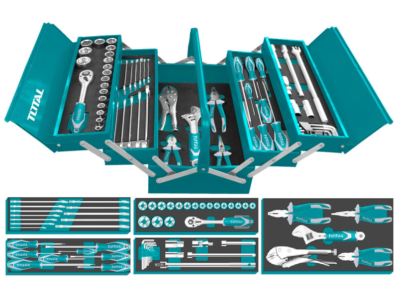 TOTAL 59pcs TOOL CHEST SET (THTCS12591)